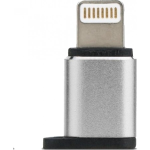 Перехідник Remax Visual MicroUSB to Lightning Silver (RA-USB2-SILVER)