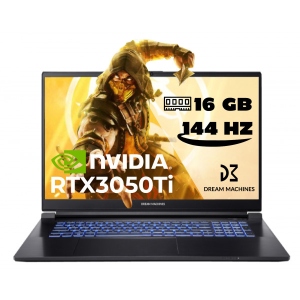 Ноутбук ігровий Dream Machines RG3050Ti-17 (RG3050TI-17UA36) Black