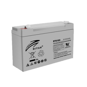 Акумулятор для ДБЖ Ritar 6V 10AH Gray Case (RT6100/08214) AGM