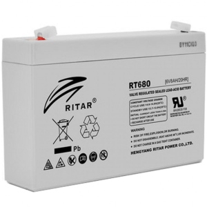Акумулятор для ДБЖ Ritar AGM RT680 6V-8Ah