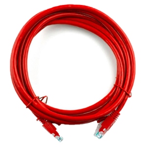 Кабель патч-корд Ritar RJ-45 Cat.5 10m Red (PCR-CU/10Rd / 04294)