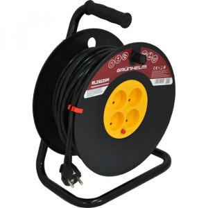 Подовжувач 220В Grunhelm RL25G25M