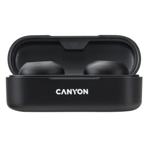 Навушники вкладиші бездротові TWS Canyon CNE-CBTHS1B Black