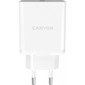 Мережевий зарядний пристрій Canyon 1хUSB(CNE-CHA12W)