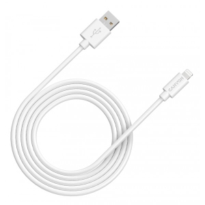 Кабель синхронізації даних Canyon Lightning USB Cable for Apple 2 м (CNS-MFIC12W)