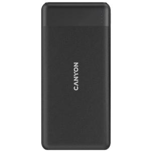 Батарея мобільна Canyon PB-109 10000mAh PD QC Black (CNE-CPB1009B)