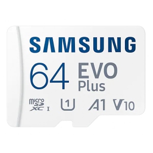 Карта пам'яті Samsung EVO PLUS microSDXC 64GB (MB-MC64KA/RU)
