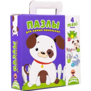 Пазли картонні (до 2 років) Vladi Toys Собачка (рус) (VT2901-06)