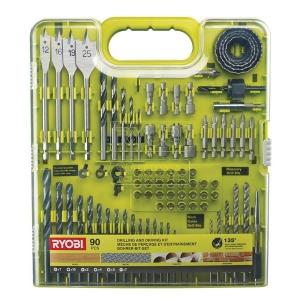 Набір свердел Ryobi и бит RAKDD90 90 шт.