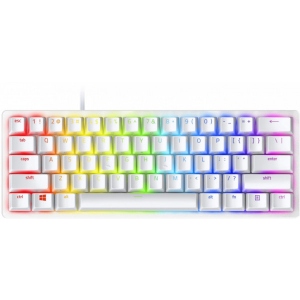 Клавіатура дротова ігрова Razer Huntsman Mini Mercury Edition Red Switch (RZ03-03390400-R3M1)