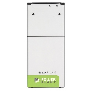 Акумулятор для мобільного телефону PowerPlant Samsung Galaxy A3 2016 (EB-BA310ABE) 2300mAh (SM170388)