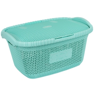 Кошик для білизни VIOLET HOUSE 1002 Виолетта Soft Mint 28 л