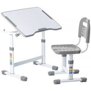 Комплект меблів шкільний 2 елементи FunDesk Sole II Grey-s