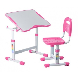 Комплект меблів шкільний 2 елементи FunDesk Sole II Pink-s
