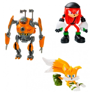 Колекційна фігурка Sonic Prime ЕГГФОРСЕР, НАКЛЗ, ТЕЙЛЗ (SON2020A)