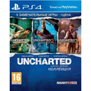 Ігровий диск PS4 Uncharted: Натан Дрейк. Коллекція [PS4, Russian version] Blu-ray диск