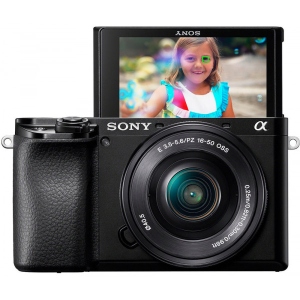 Фотокамера бездзеркальна Sony Alpha 6100 kit 16-50mm Black (ILCE6100LB.CEC)