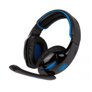 Гарнітура дротова ігрова Sades SA-902 Black/Blue (sa902blj)