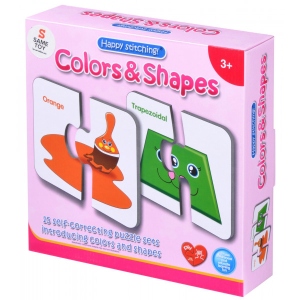 Пазли картонні (3-4 роки) Same Toy Кольори і фігури (2196Ut) продаж