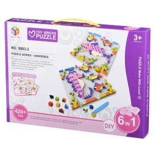 Пластикова мозаїка Same Toy Colour Ful Designs 420 ел. (5993-3Ut)