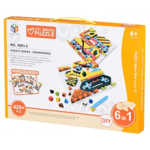 Пластикова мозаїка Same Toy Colour Ful Designs 420 ел. (5993-2Ut)