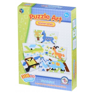 Пазли картонні (3-4 роки) Same Toy Puzzle Art Animal Serias 306 ел. (5991-6Ut)