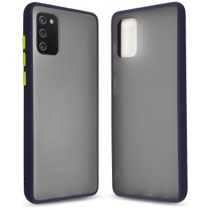 Чохол для смартфону MakeFuture Frame Matte PC+TPU Samsung A02s Blue (MCMF-SA02SBL)