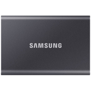 SSD-накопичувач зовнішній Samsung T7 Titan Grey 1 TB (MU-PC1T0T/WW)
