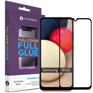 Захисне скло для смартфону MakeFuture Full Cover Full Glue for Samsung A02s (MGF-SA02S)