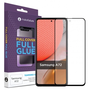 Захисне скло для смартфону MakeFuture Full Cover Full Glue Samsung A72 (MGF-SA72)