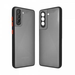 Уцінка - Чохол для смартфону MakeFuture Frame Matte PC+TPU Samsung S21 Plus Black (MCMF-SS21PBK) #