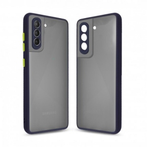 Чохол для смартфону MakeFuture Frame Matte PC+TPU Samsung S21 Plus Blue (MCMF-SS21PBL)