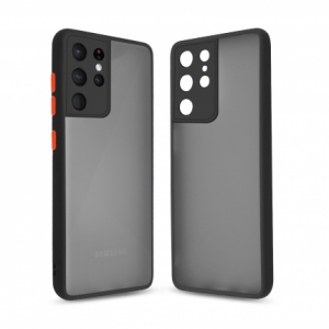 Уцінка - Чохол для смартфону MakeFuture Frame Matte PC+TPU Samsung S21 Ultra Black (MCMF-SS21UBK) #