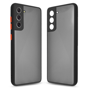 Чохол для смартфона MakeFuture Frame Matte PC+TPU Samsung S21 FE Black (MCMF-SS21FEBK)