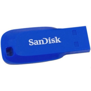 Флеш USB SanDisk Cruzer Blade Blue Electric 16GB (SDCZ50C-016G-B35BE)