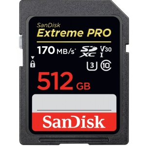 Карта пам'яті SanDisk Extreme Pro SDXC 512GB C10 UHS-I U3 (SDSDXXY-512G-GN4IN)