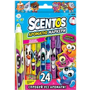 Набір маркерів Scentos Тонкая Линия 24 цвета (40722)