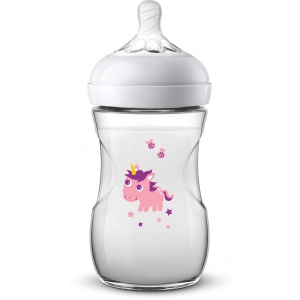 Пляшка для годування Philips Avent Natural Едінорог 260 мл (SCF070/25)