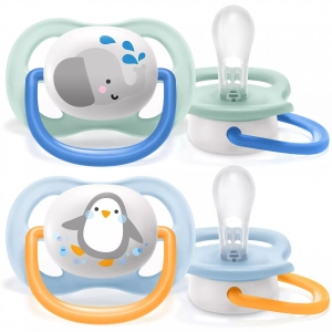 Ортодонтична пустушка Philips Avent для хлопчиків Animal, 0-6 міс. (SCF080/05)
