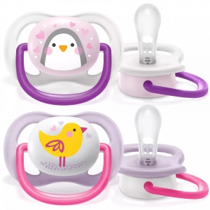 порівняти ціни на Ортодонтична пустушка Philips Avent для дівчаток Animal, 0-6 міс. (SCF080/06)