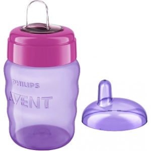 Чашка-непроливайка дитяча Philips Avent з м'яким носиком 9+ міс., 260 мл. в ас. (SCF553/00)