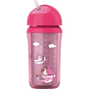 Поїльник-непроливайка дитячий Philips Avent з трубочкою 260 мл 2 шт. (SCF766/00) купити в Києві