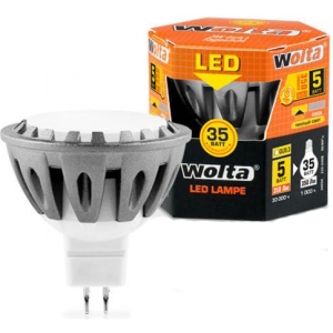 Лампочка світлодіодна Wolta 30SMR16-220-5GU5.3