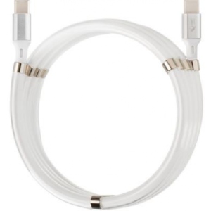 Кабель синхронізації даних Krazi USB Type-C to Type-C KZ-UC001 Super White (00000079677) в Києві