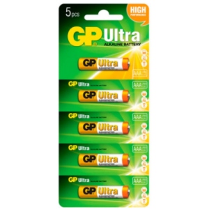 Батарейка тип AAA GP LR3/AAA Ultra Alkaline Blister 5 шт.