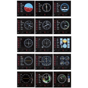 Ігровий контролер Logitech G Saitek Pro Flight Instrument Panel USB EMEA (945-000008)