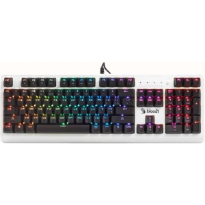 Клавіатура дротова ігрова A4tech B810RC Bloody White