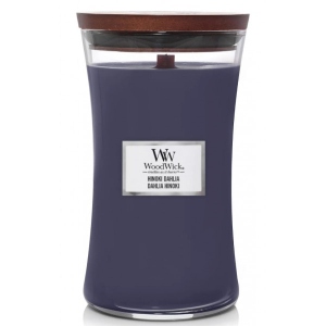 Свічка скло Woodwick Large Hinoki Dahlia (Хінокі Далія) 609г (1743611E)