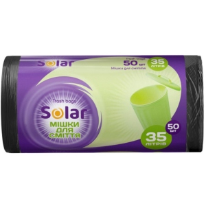 Пакет для сміття Solar 35 л 50 шт. (4820269930049) в Києві
