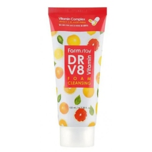 Пінка для вмивання Farm Stay DR V8 Vitamin Foam Cleansing Foam - 100 ml (8809469775885) Київ